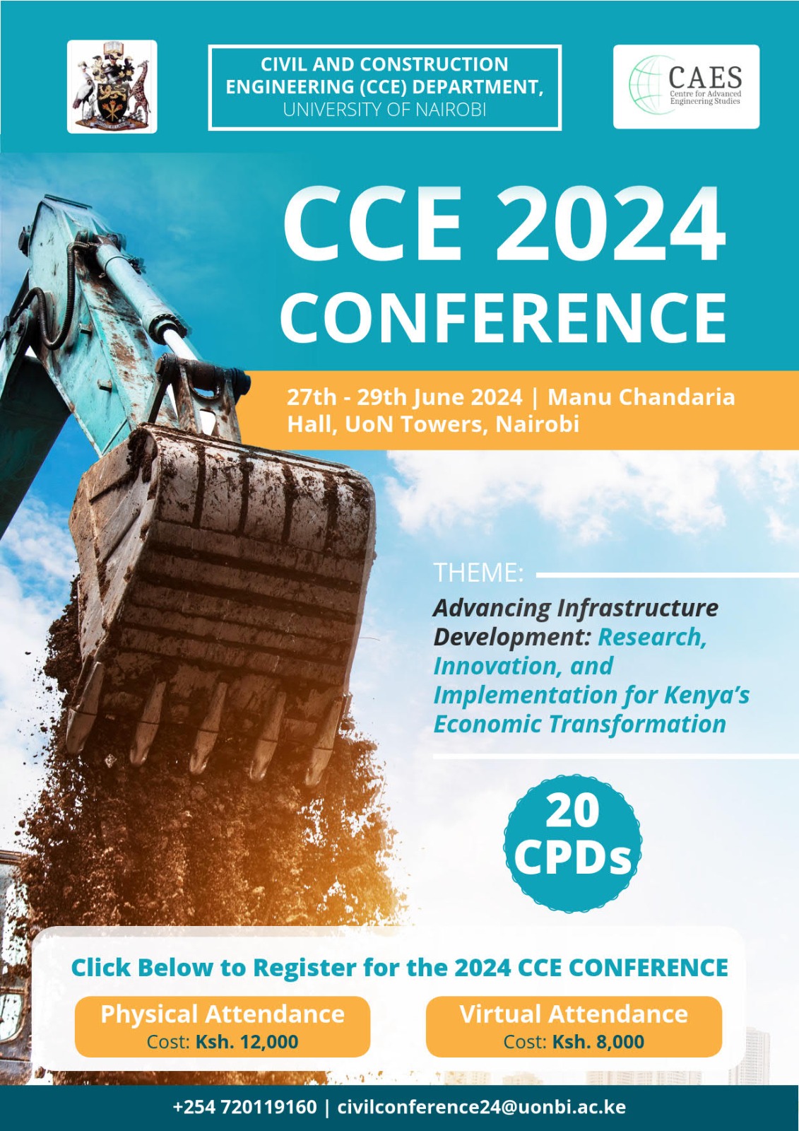 Promotional poster for CCE2024 Conference