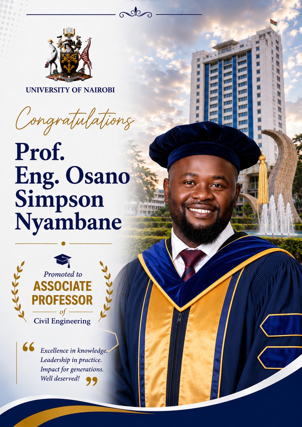 Prof. Osano Image